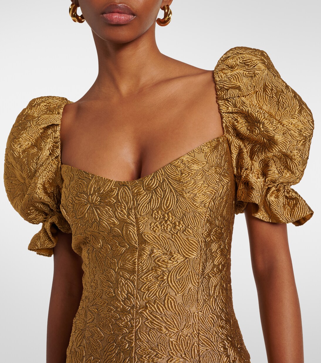 Robe midi Farrah à fleurs | Markarian