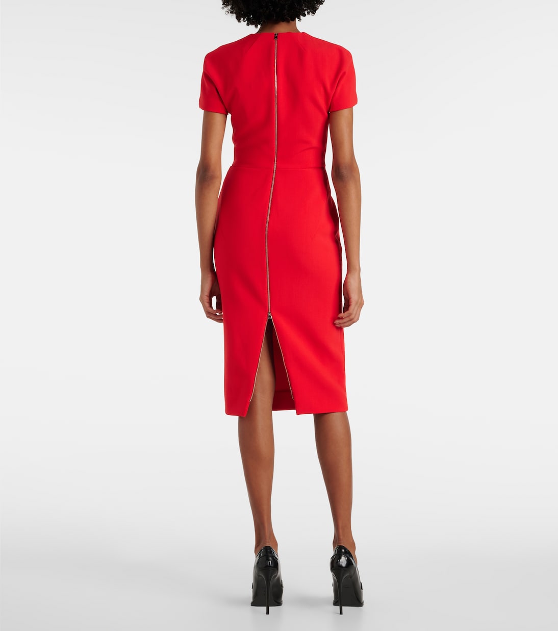 Midikleid aus Crêpe | Victoria Beckham