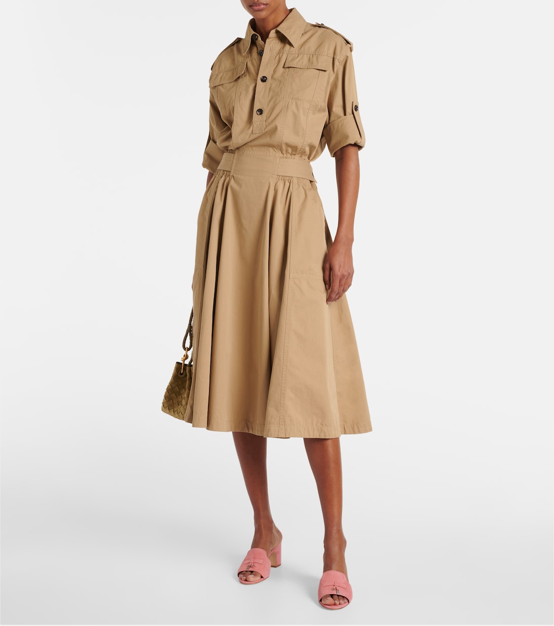 Pantoletten Summer Charms aus Veloursleder | Loro Piana