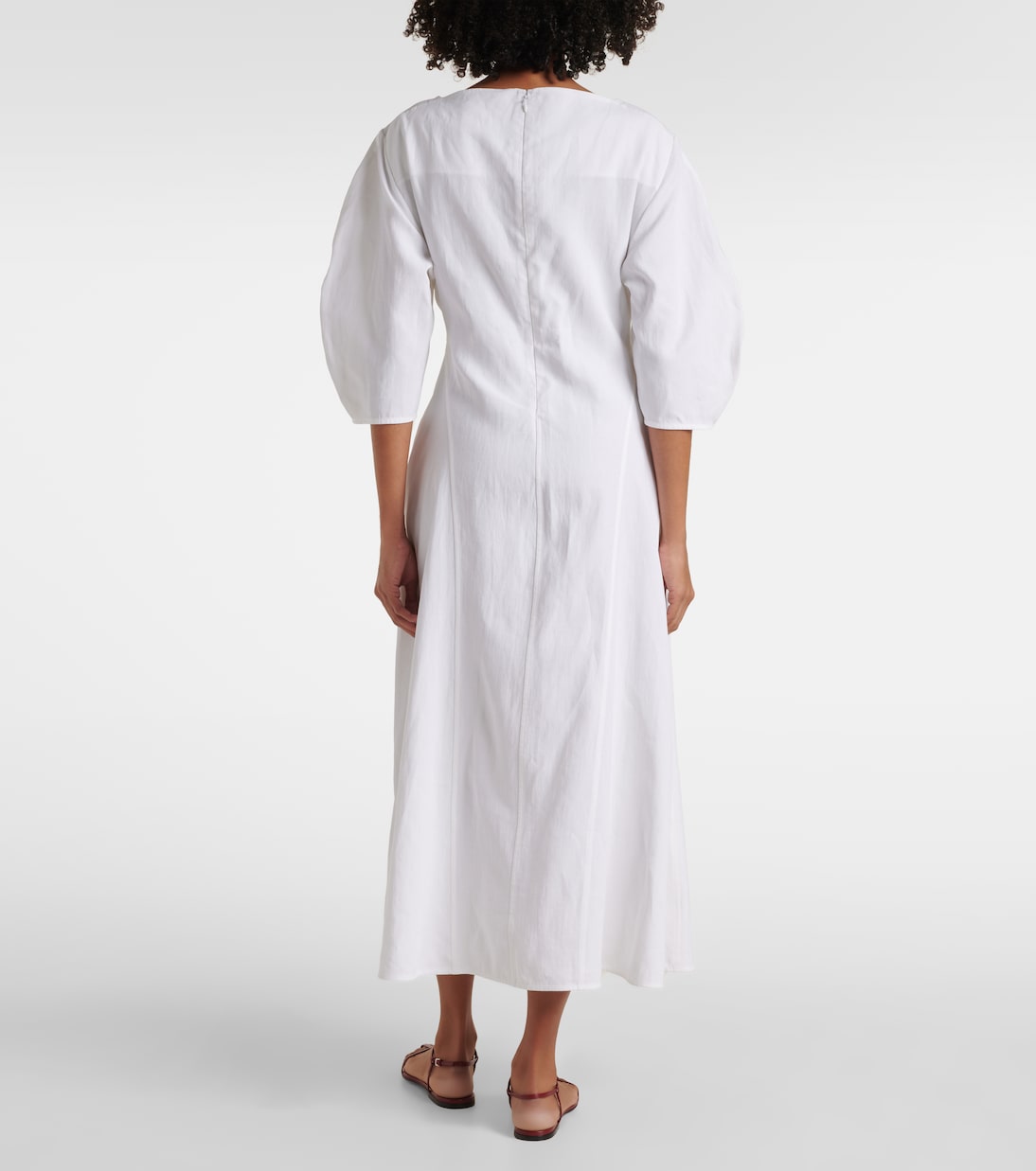 Midikleid aus Leinen | Jil Sander