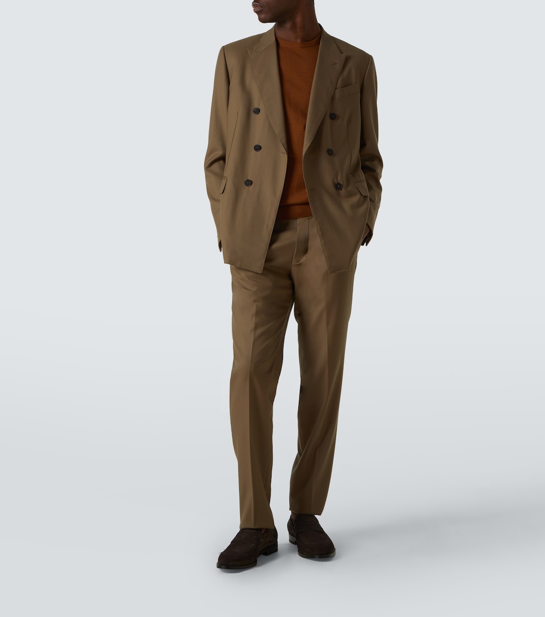 Suede penny loafers | Zegna