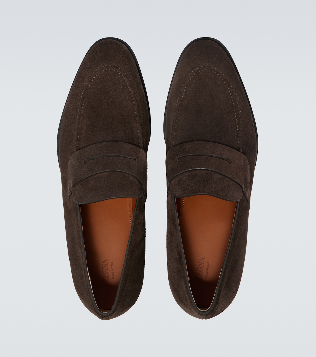 Suede penny loafers | Zegna