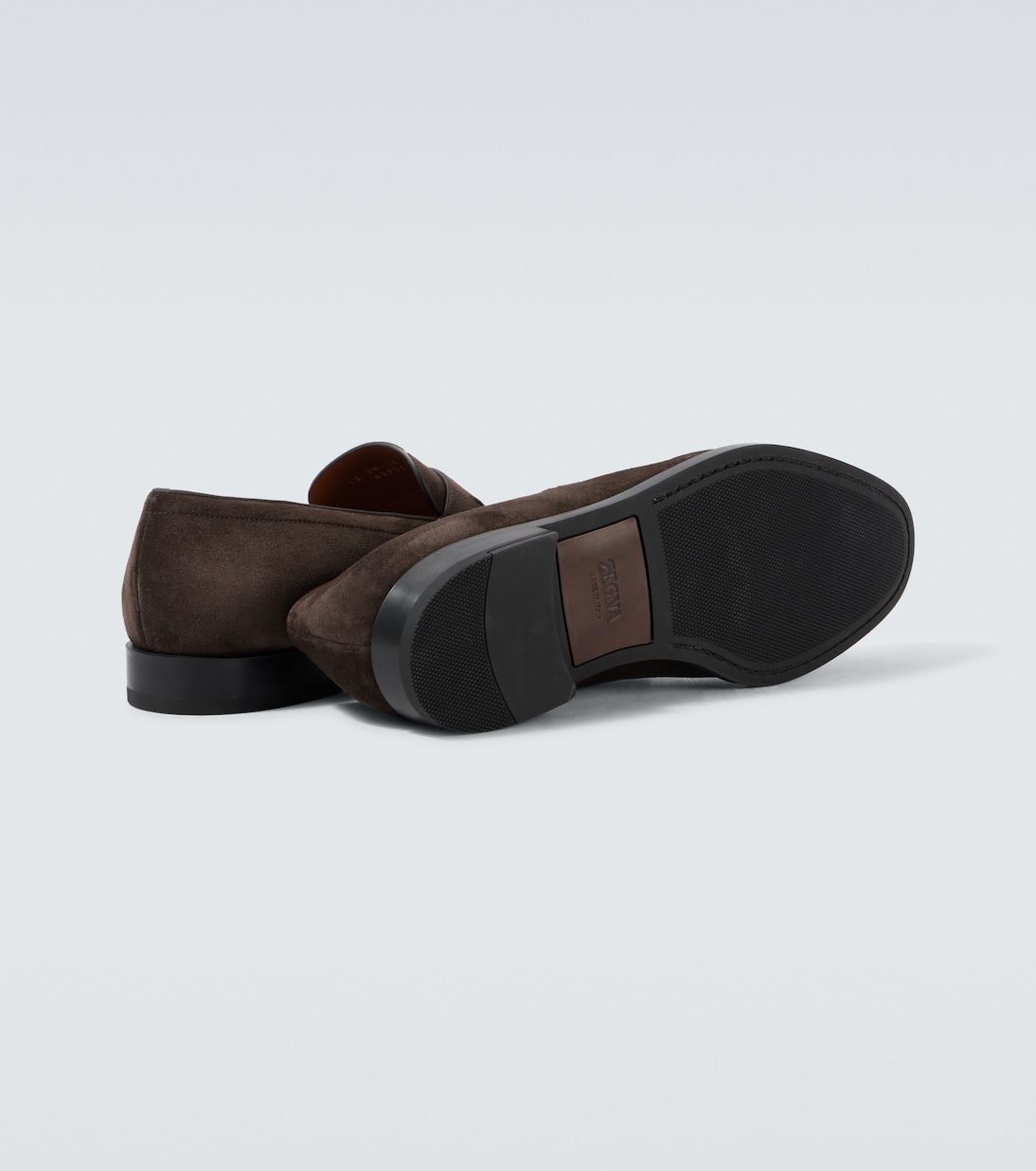 Suede penny loafers | Zegna