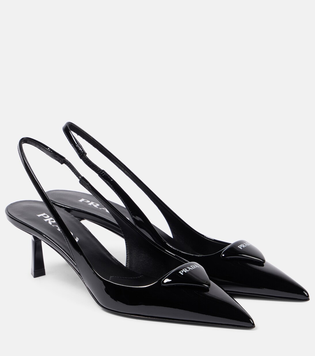 Pumps slingback in vernice | Prada