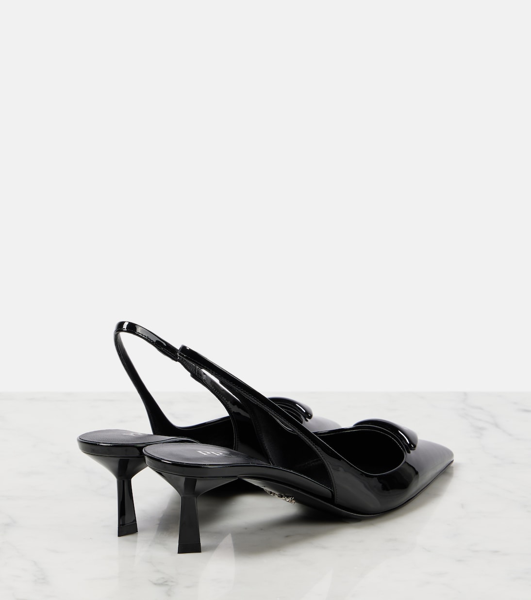 Pumps slingback in vernice | Prada