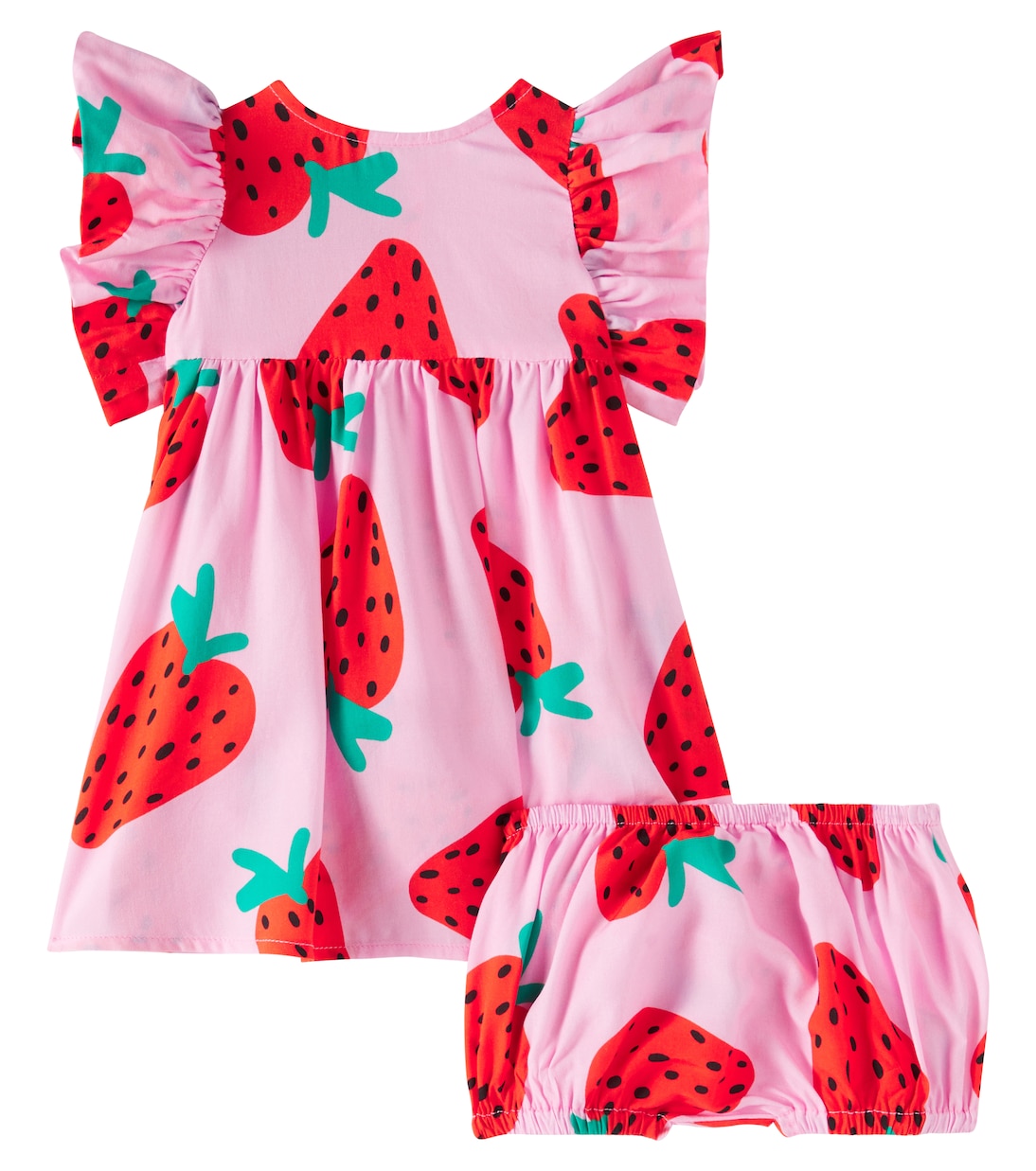 Baby printed dress and bloomers set | Stella McCartney Kids