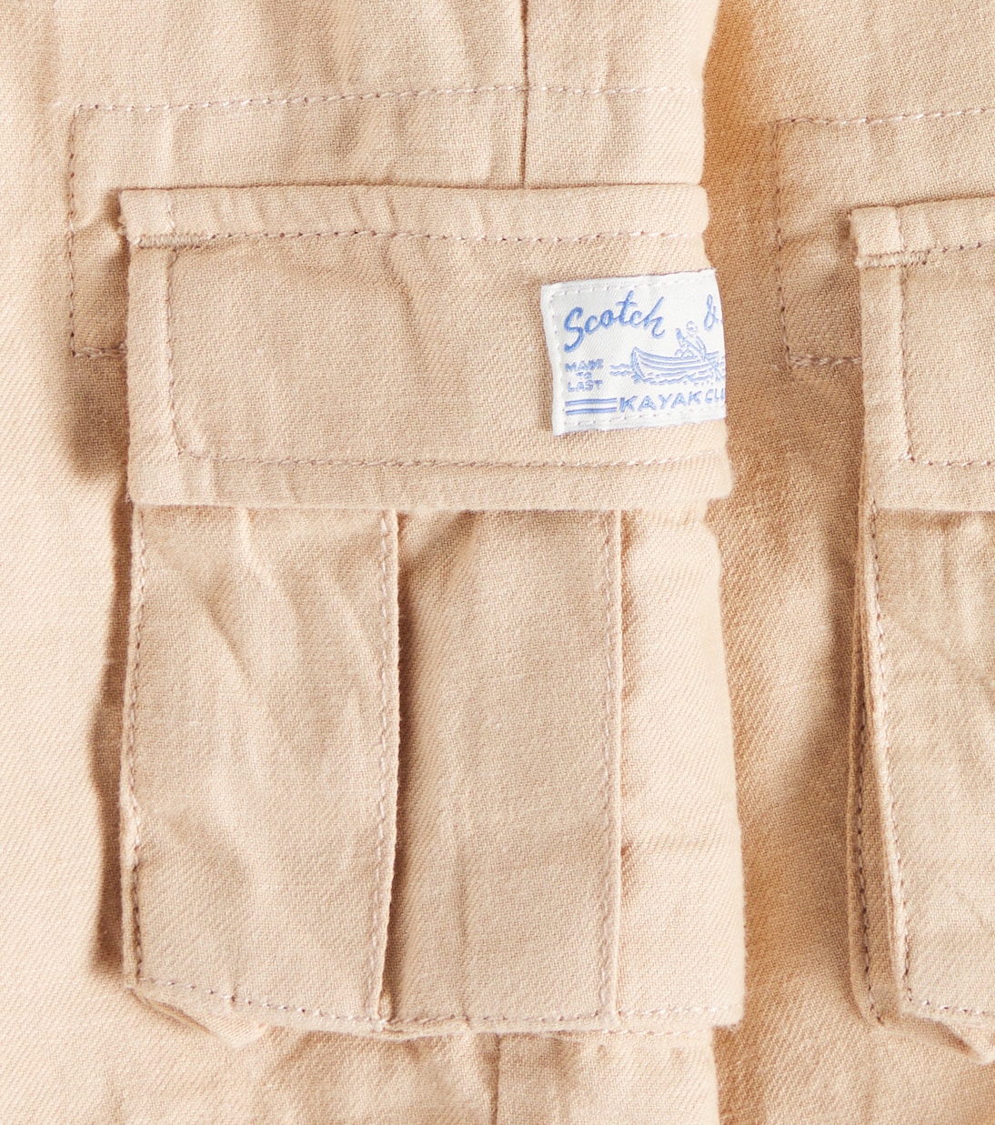 Cotton and linen cargo shorts | Scotch & Soda Kids