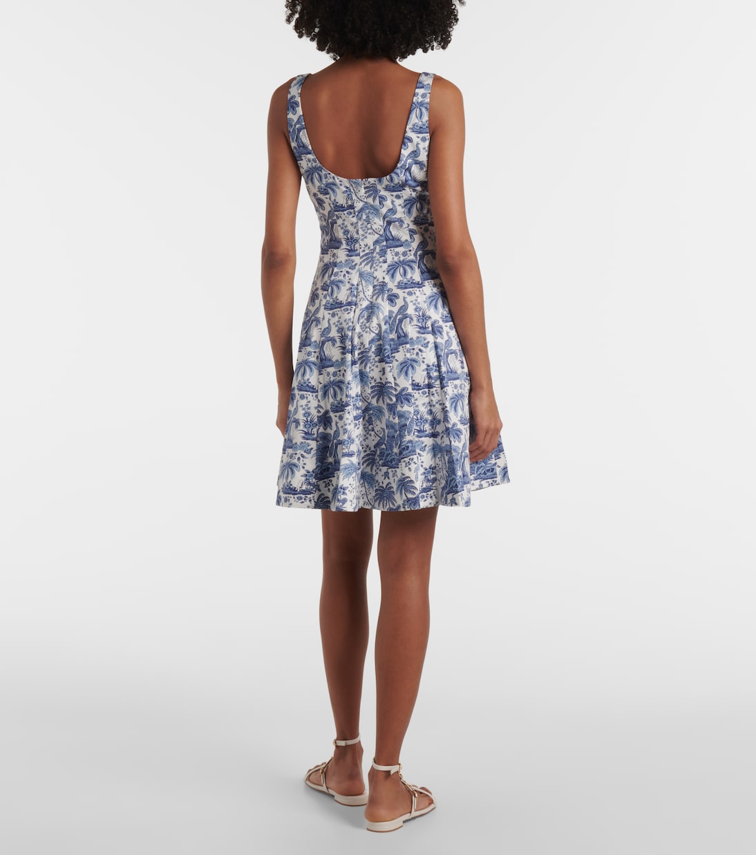 Minikleid Wells aus Baumwolle | Staud