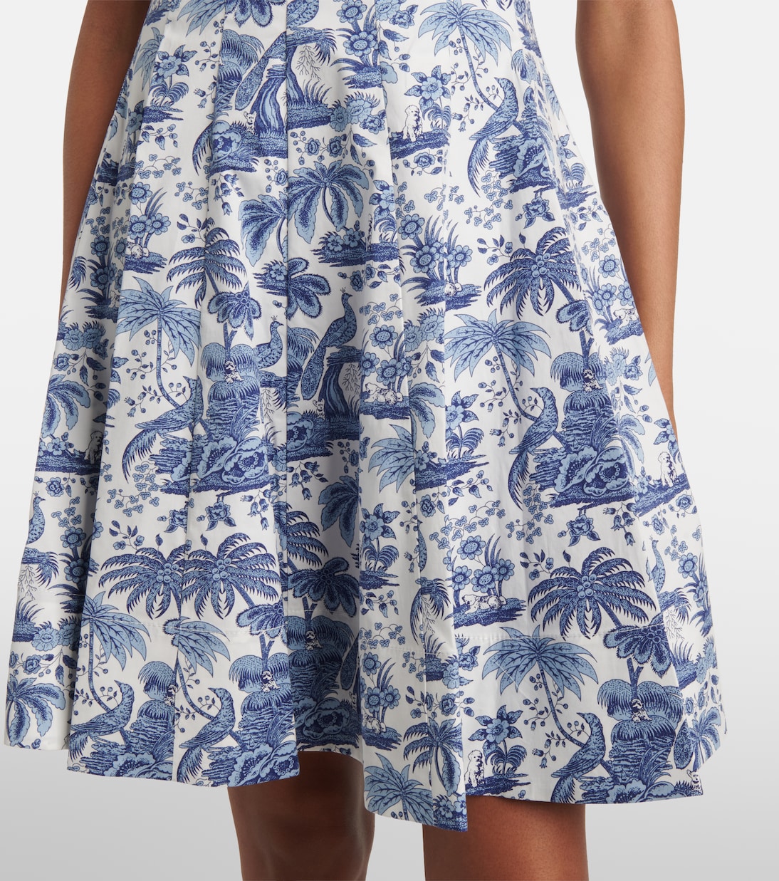 Minikleid Wells aus Baumwolle | Staud