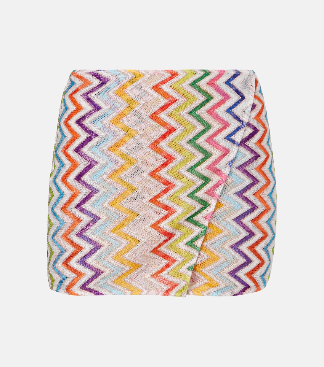 Zigzag lamé skort | Missoni