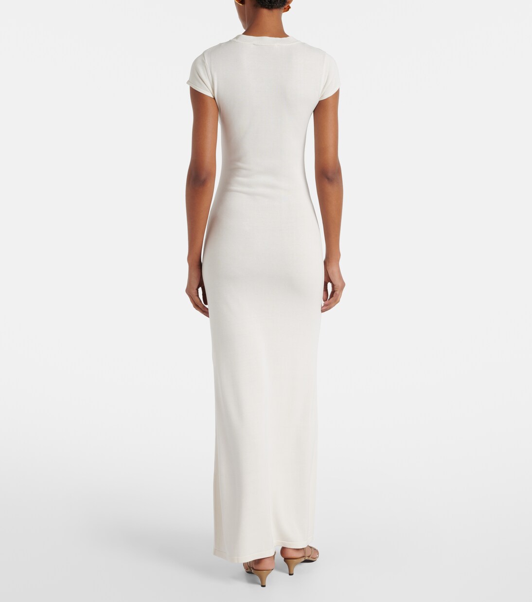 Robe longue Caden en soie mélangée | Aya Muse