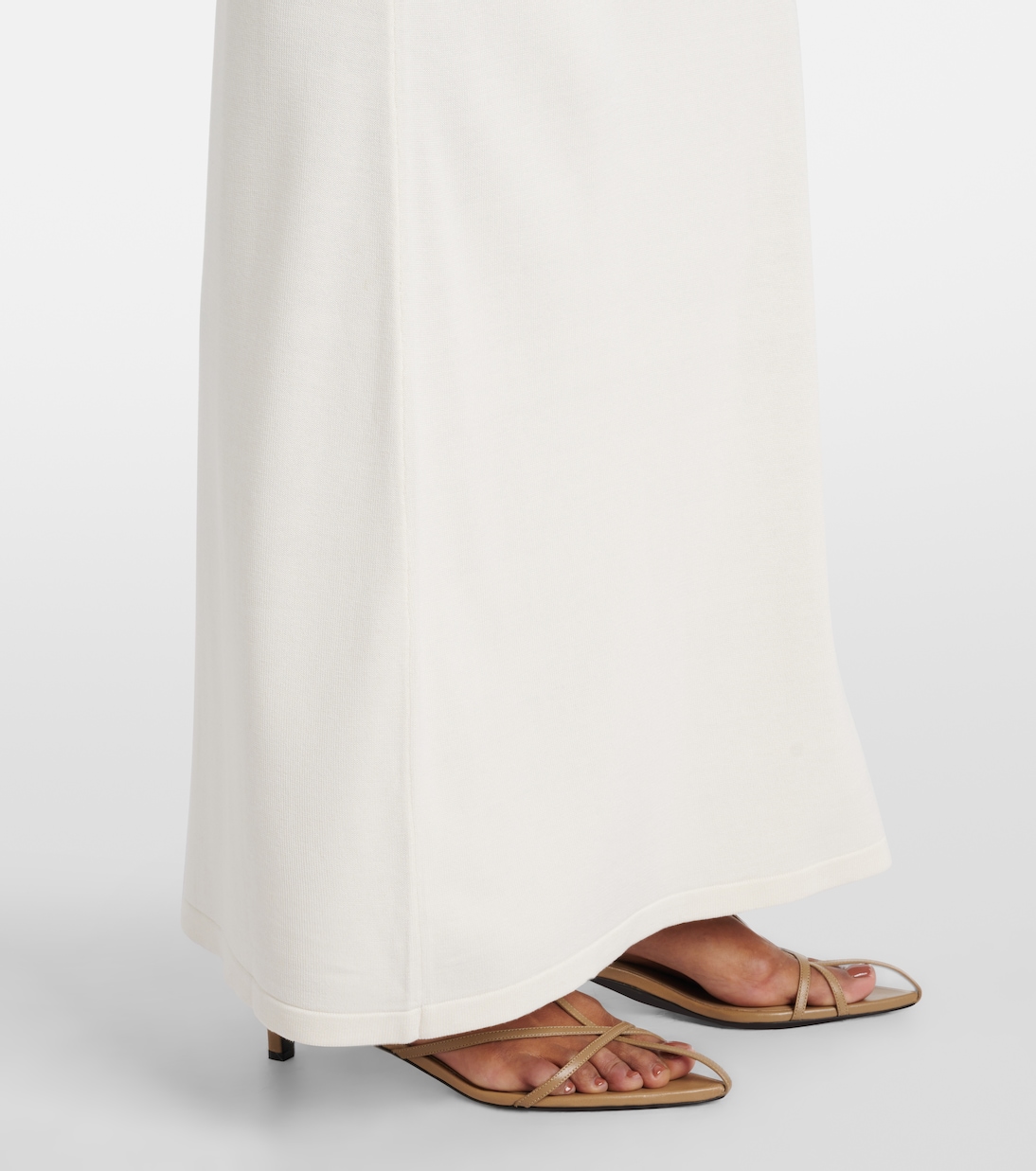 Robe longue Caden en soie mélangée | Aya Muse