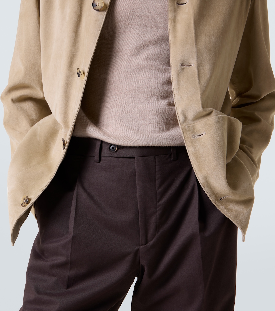 Gerade Hose Amo aus Baumwolle und Kaschmir | Saman Amel