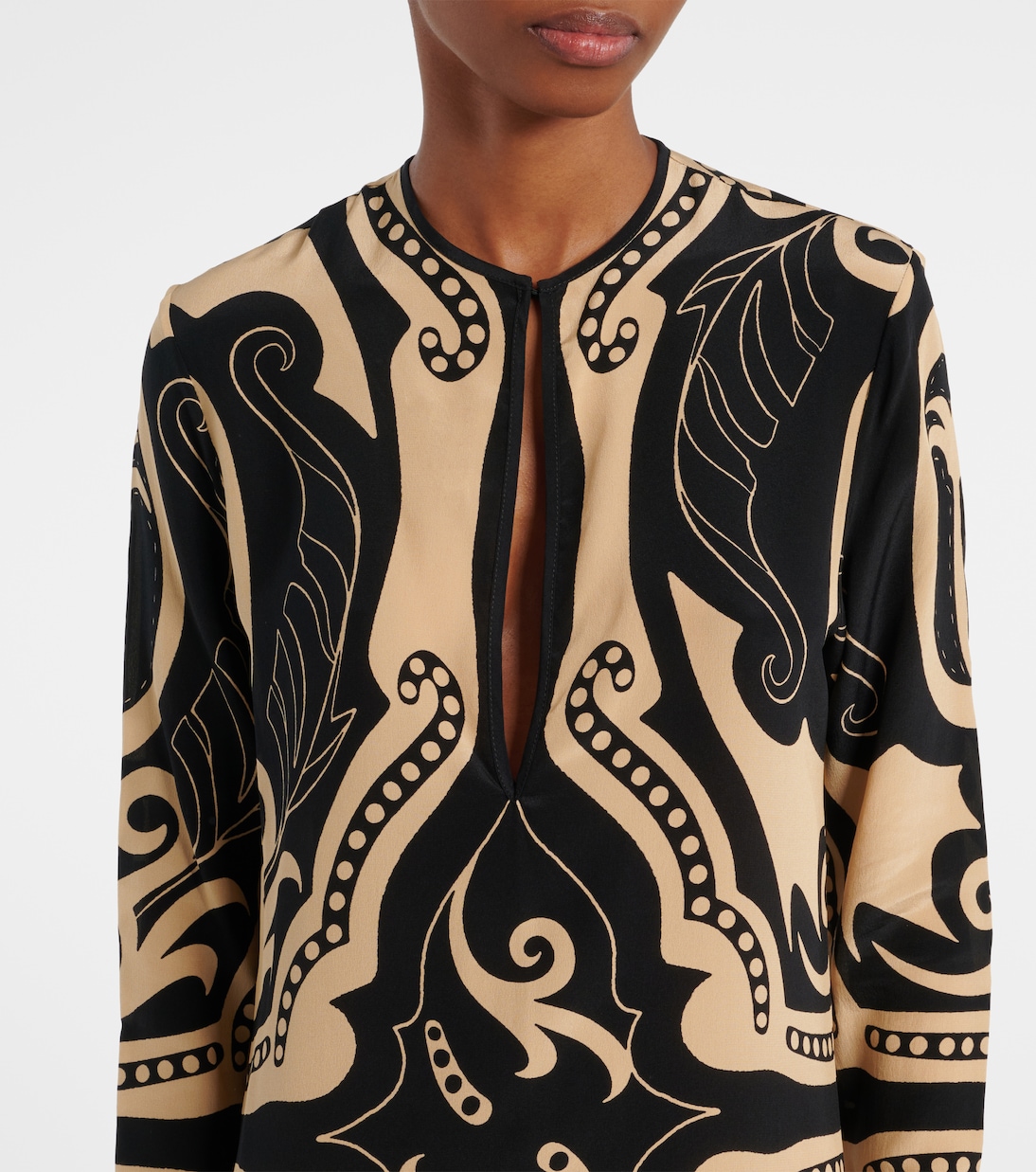 Bedrucktes Maxikleid aus Seide | Johanna Ortiz