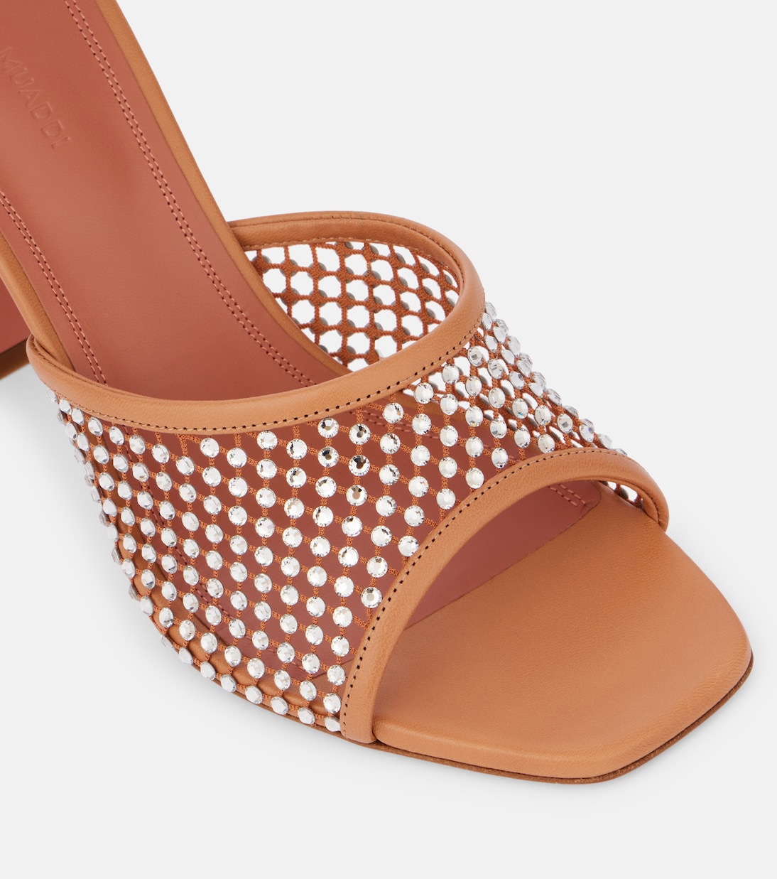 Pantoletten Lupita 95 mit Kristallen | Amina Muaddi