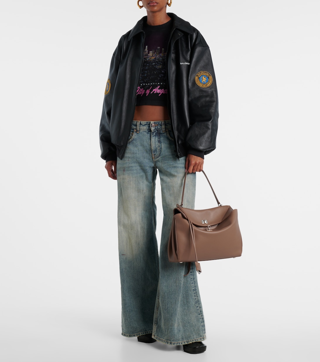 Sac Rodeo Medium en cuir | Balenciaga