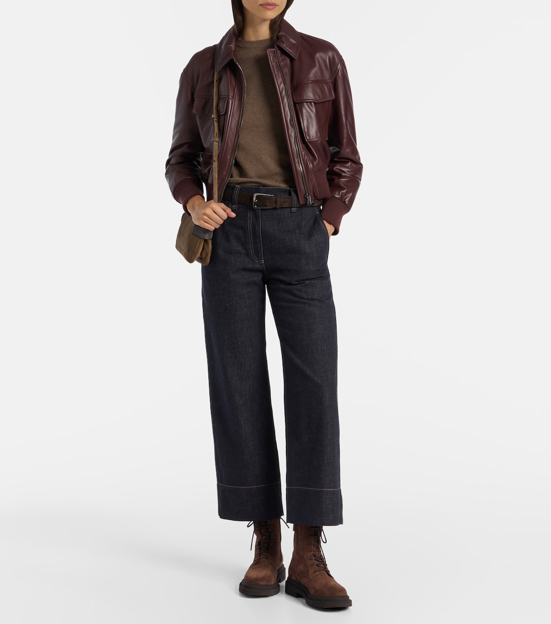 Monili suede ankle boots | Brunello Cucinelli