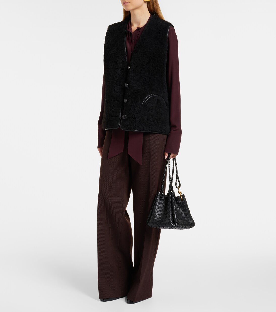 Gliss shearling vest | Blazé Milano