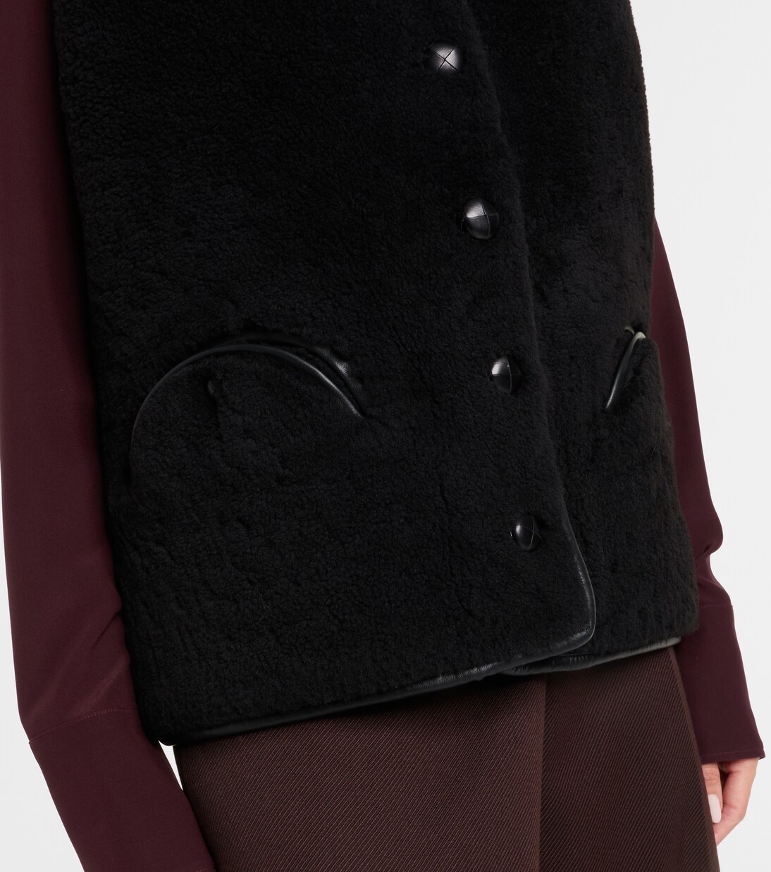 Gliss shearling vest | Blazé Milano