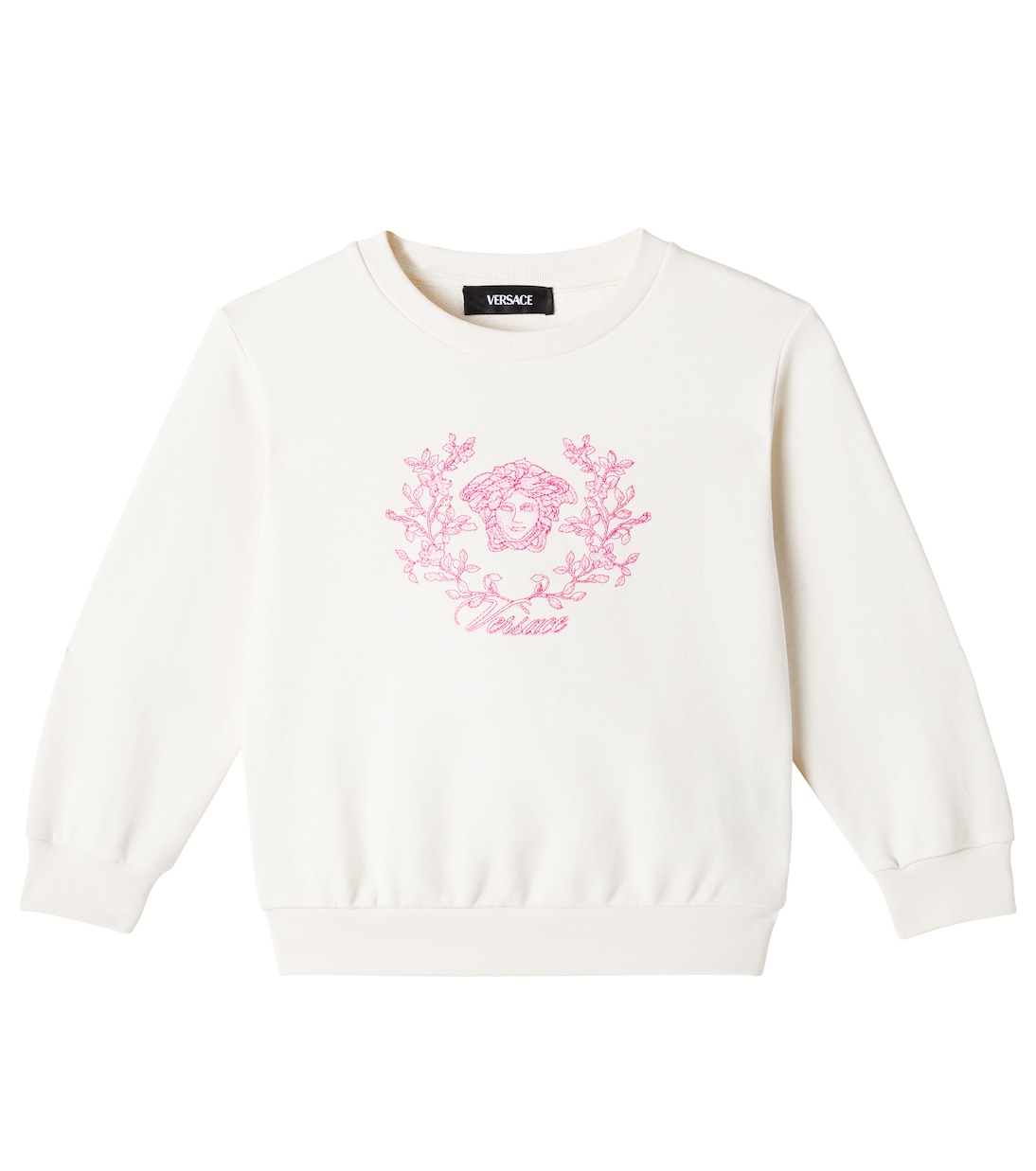 Medusa cotton jersey sweater | Versace Kids