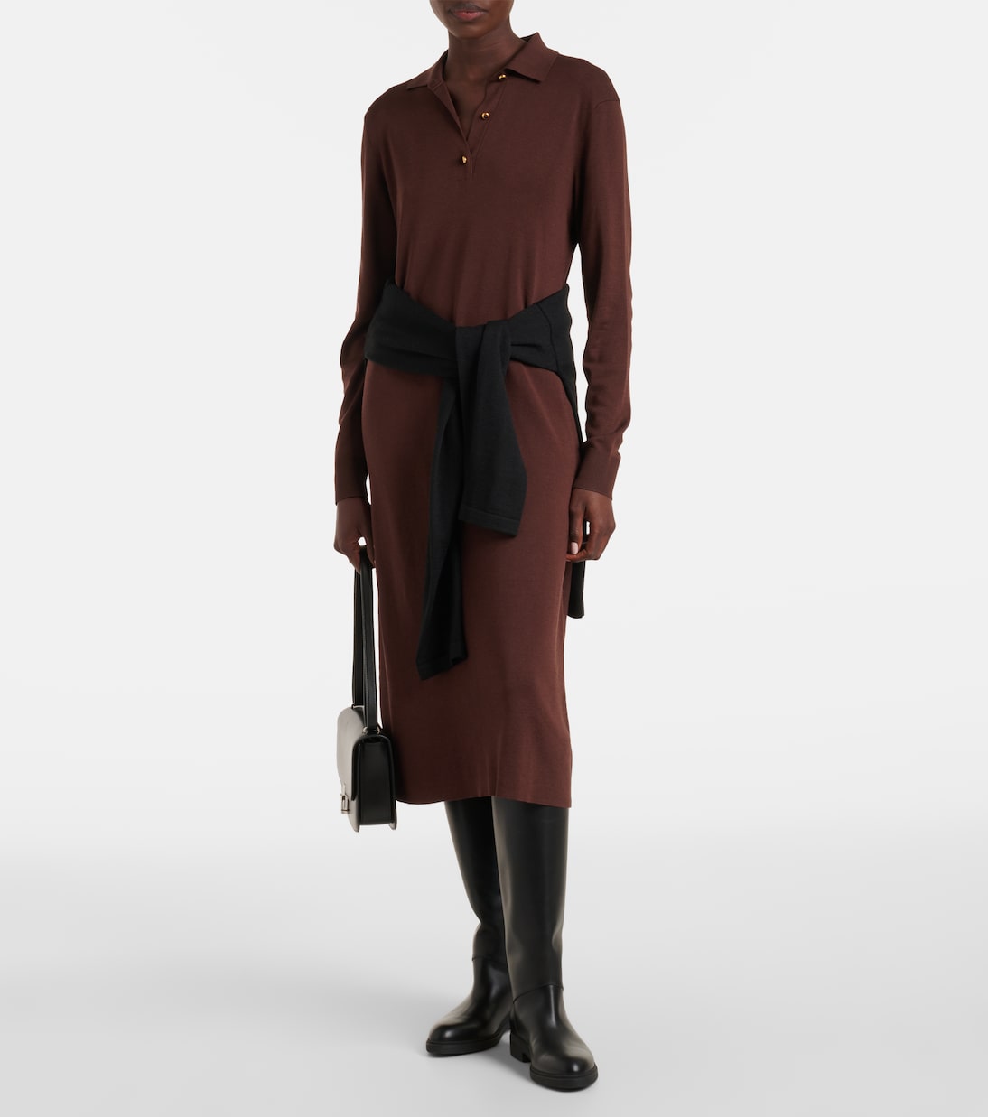 Polokleid Lyskamm aus Seide | Loro Piana