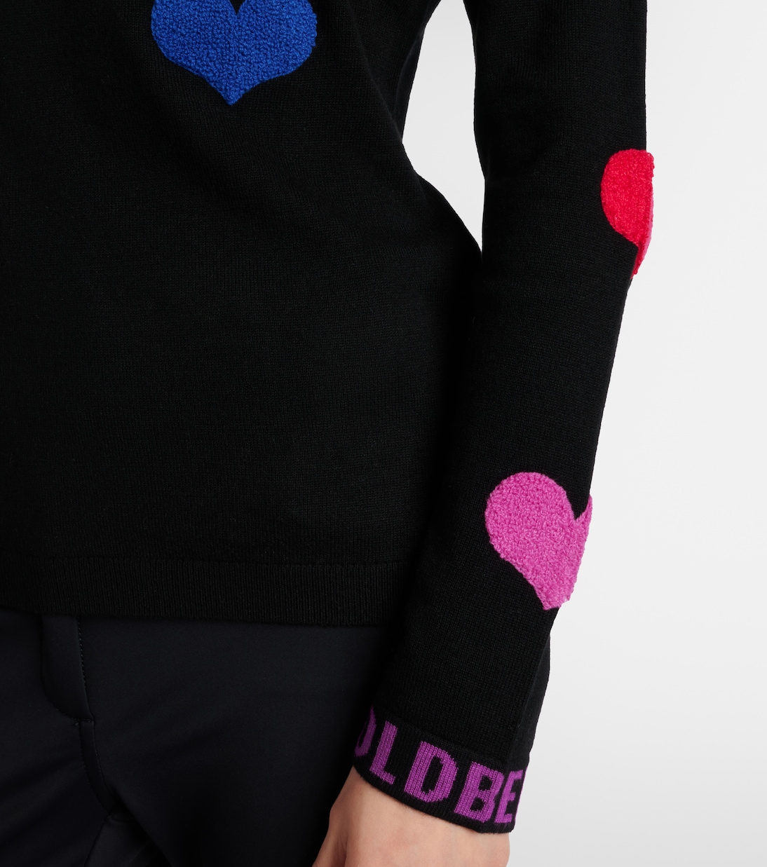 Jersey de cuello alto Bacio adornado | Goldbergh