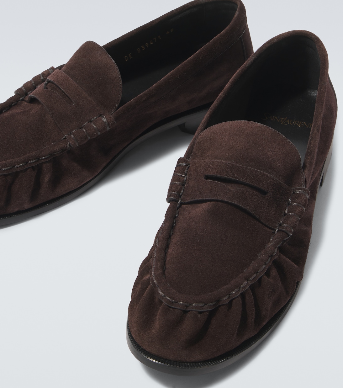 Le Loafer suede penny loafers | Saint Laurent
