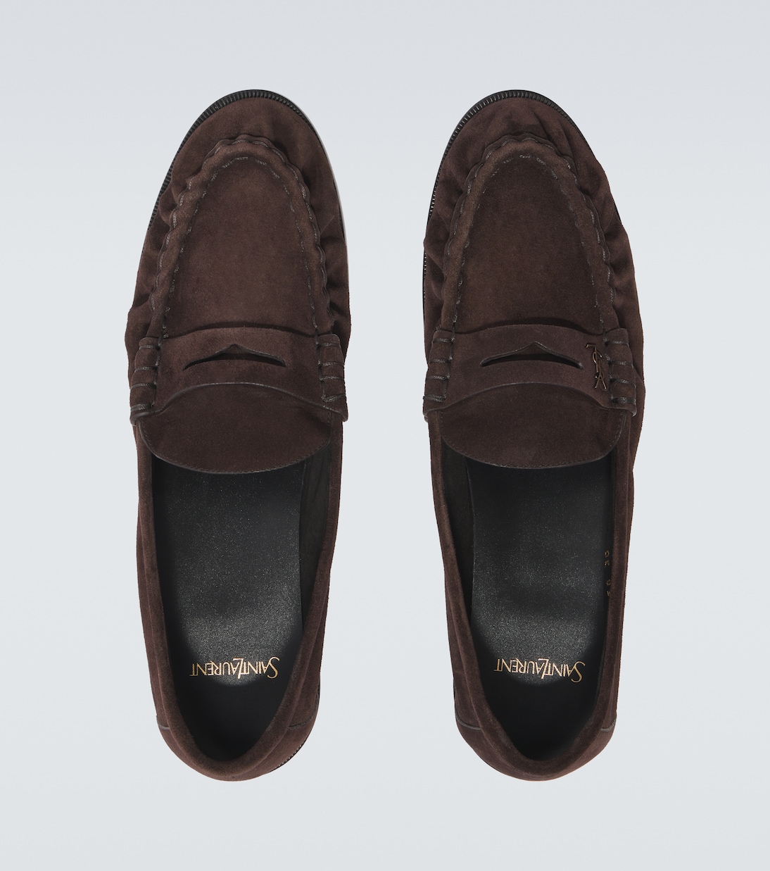 Le Loafer suede penny loafers | Saint Laurent