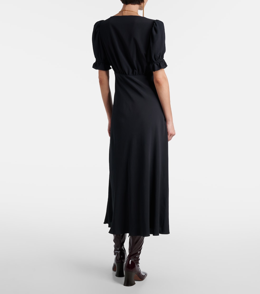 Gathered midi dress | Chloé