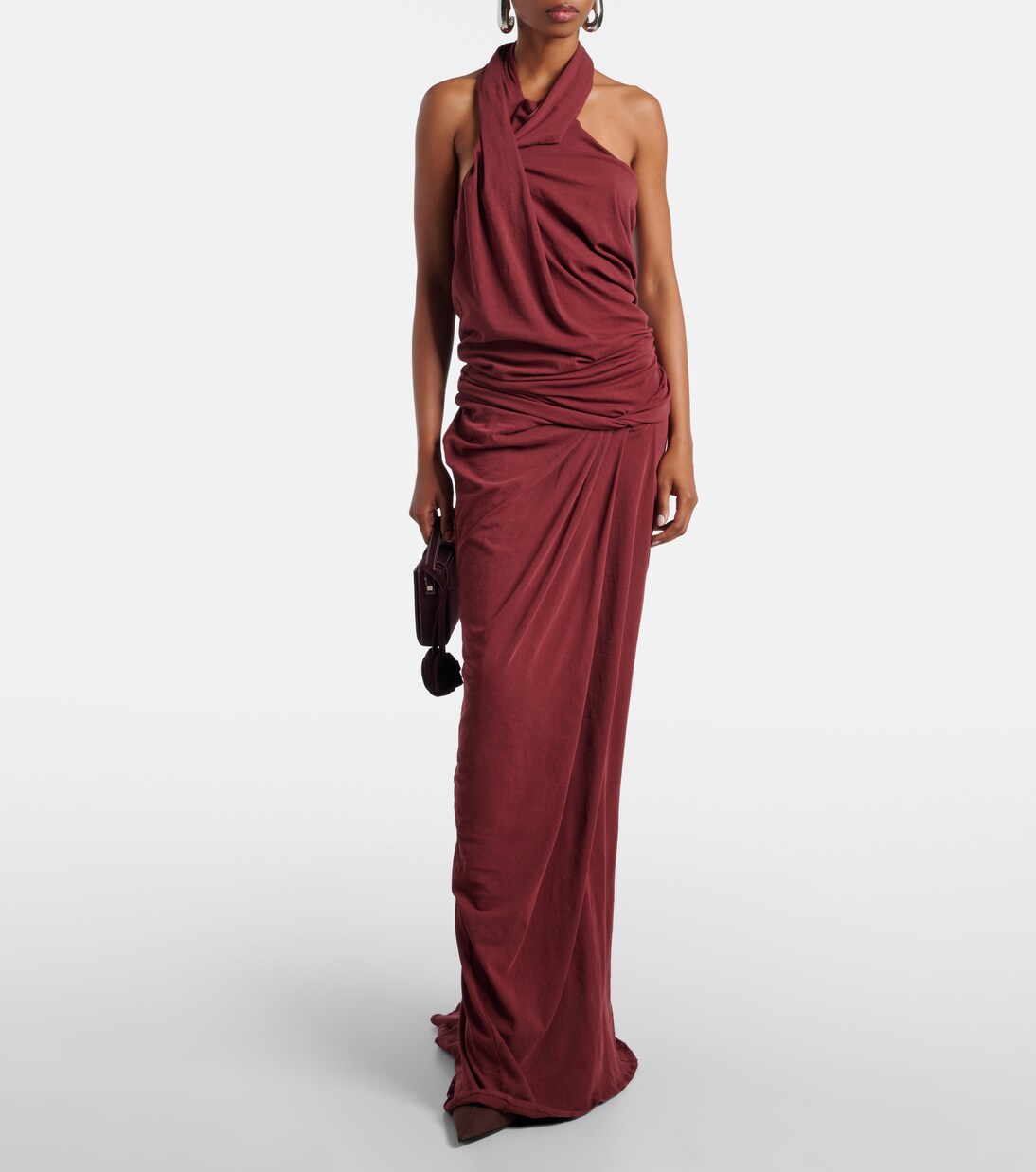 Robe longue Shroud en coton mélangé | Entire Studios