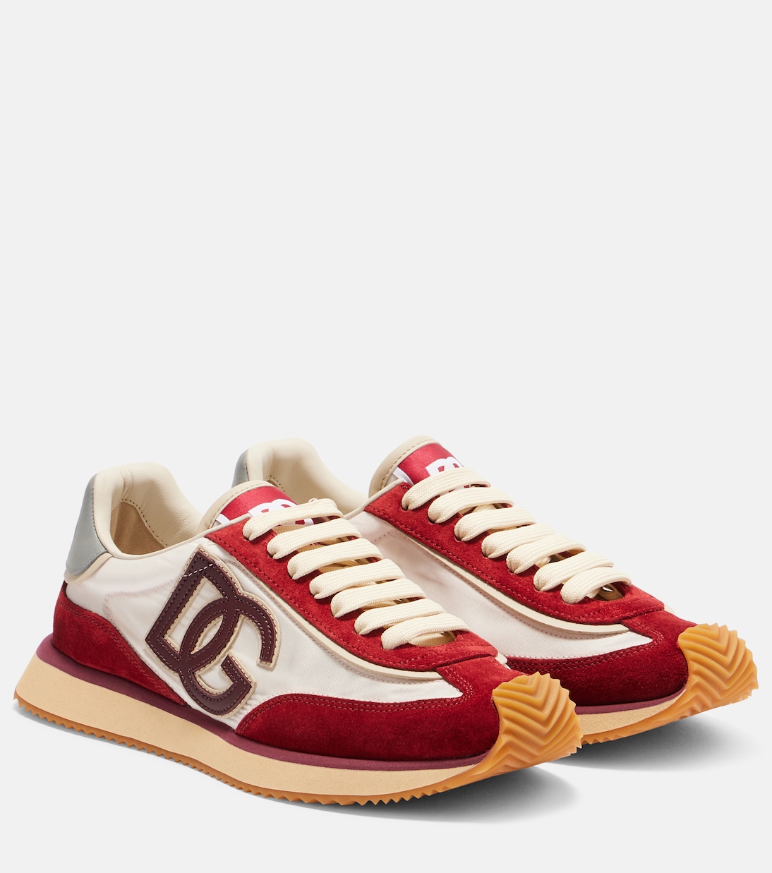 DG Cushion suede-trimmed sneakers | Dolce&Gabbana