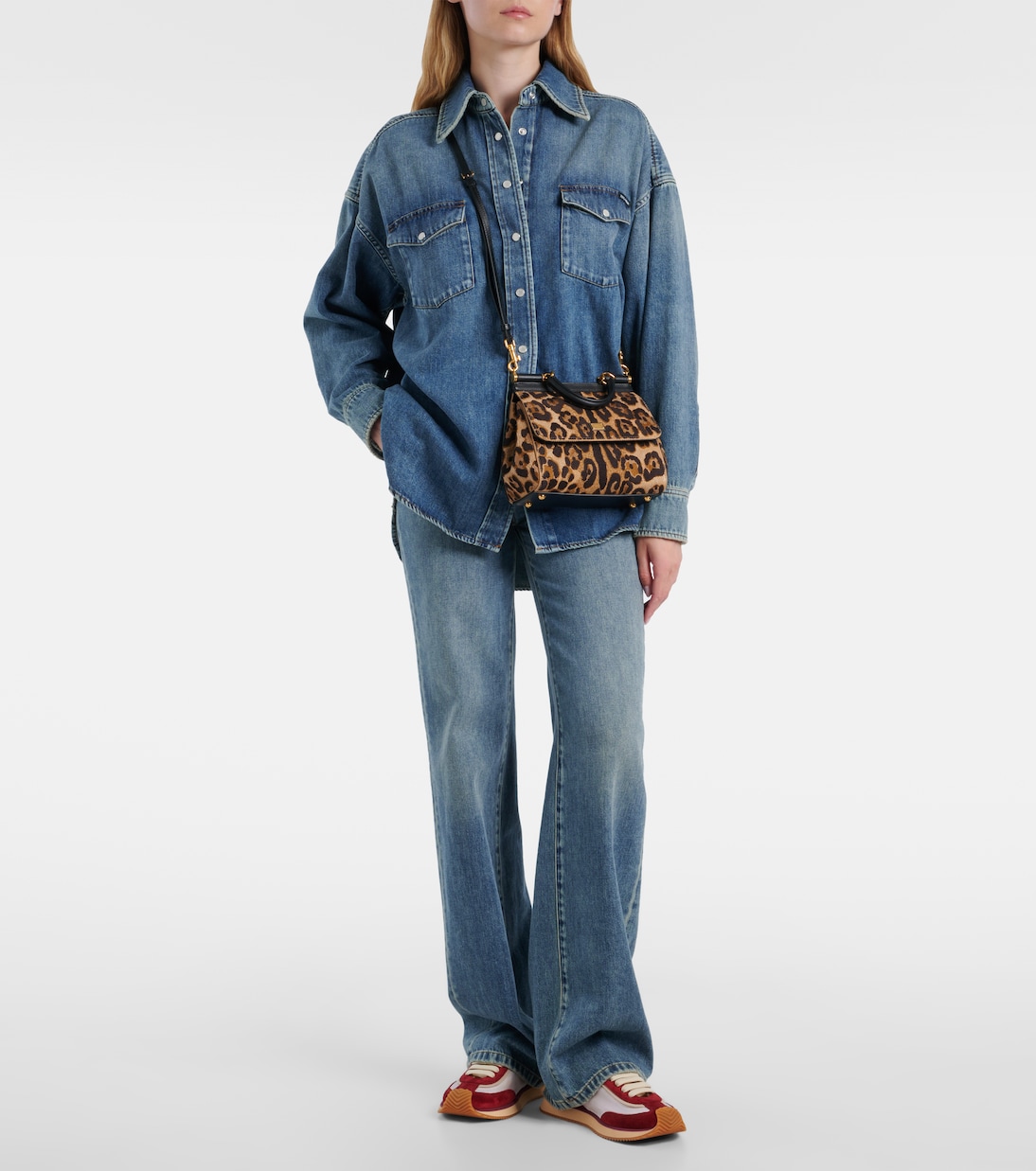 DG Cushion suede-trimmed sneakers | Dolce&Gabbana