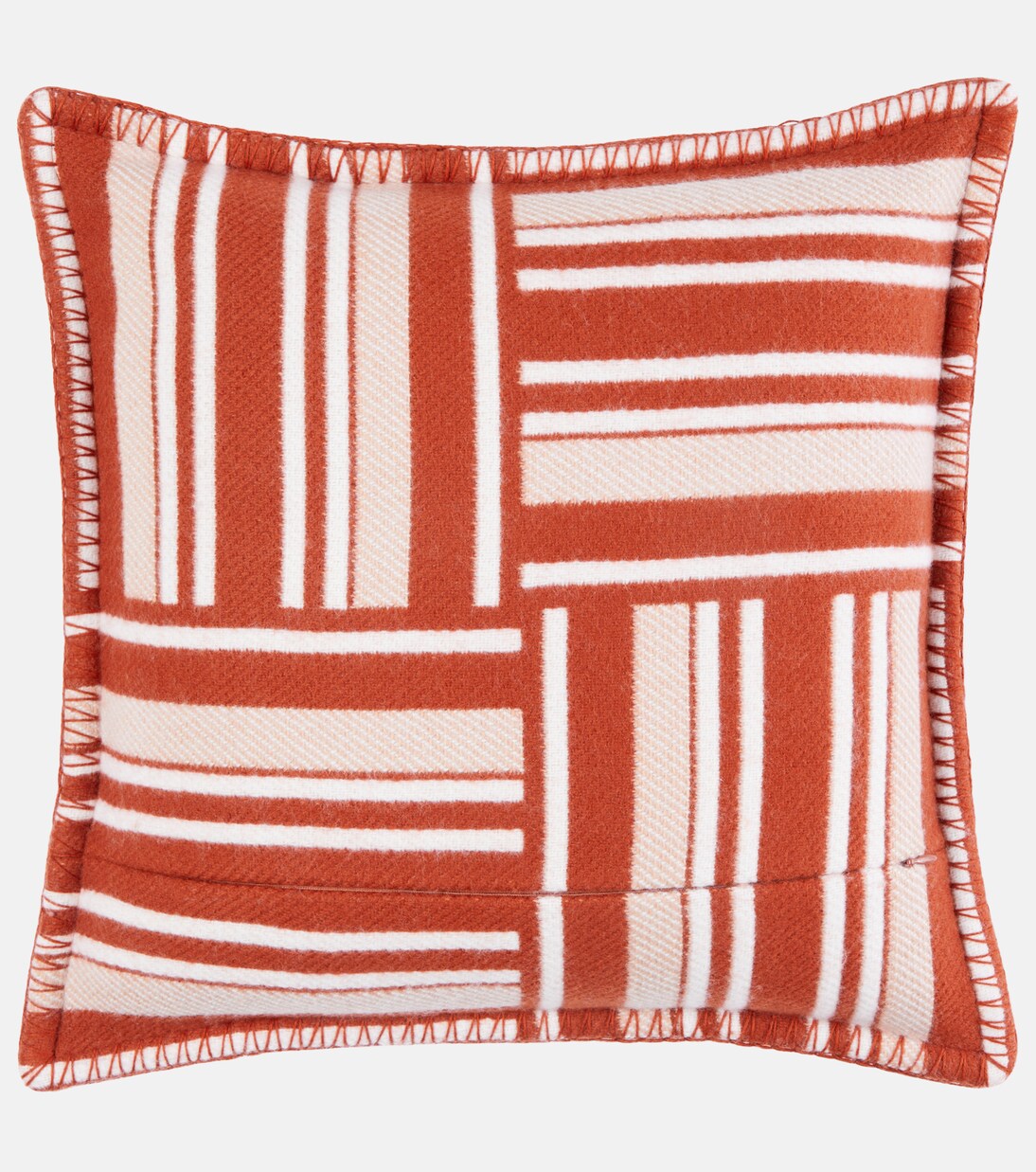 Jacquard wool and cashmere cushion | Loro Piana