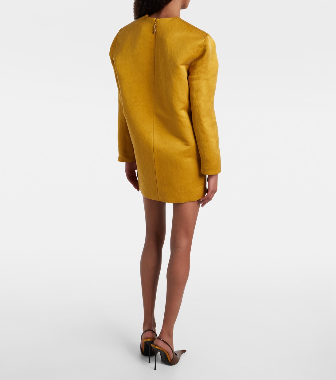 Silk satin minidress | Saint Laurent