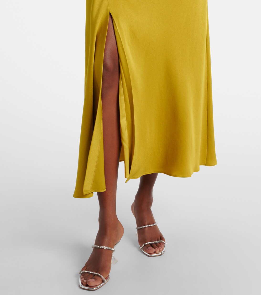 Robe midi Odessa en satin | Simkhai