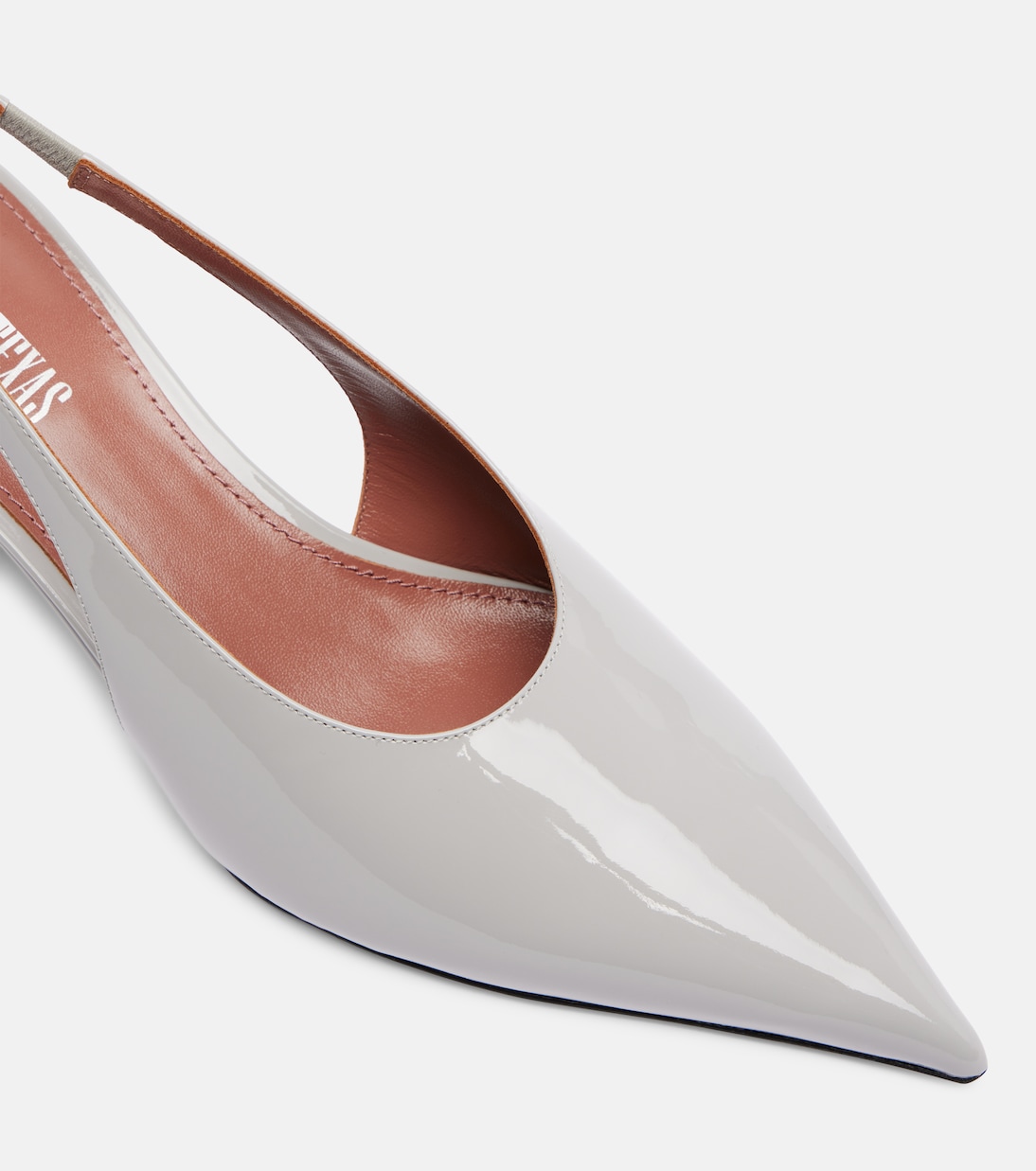 Nina 50 patent leather slingback pumps | Paris Texas