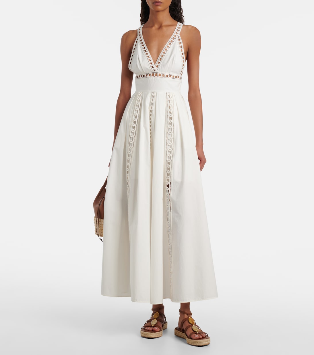 Verzierte Espadrille-Sandalen aus Leder | Gianvito Rossi