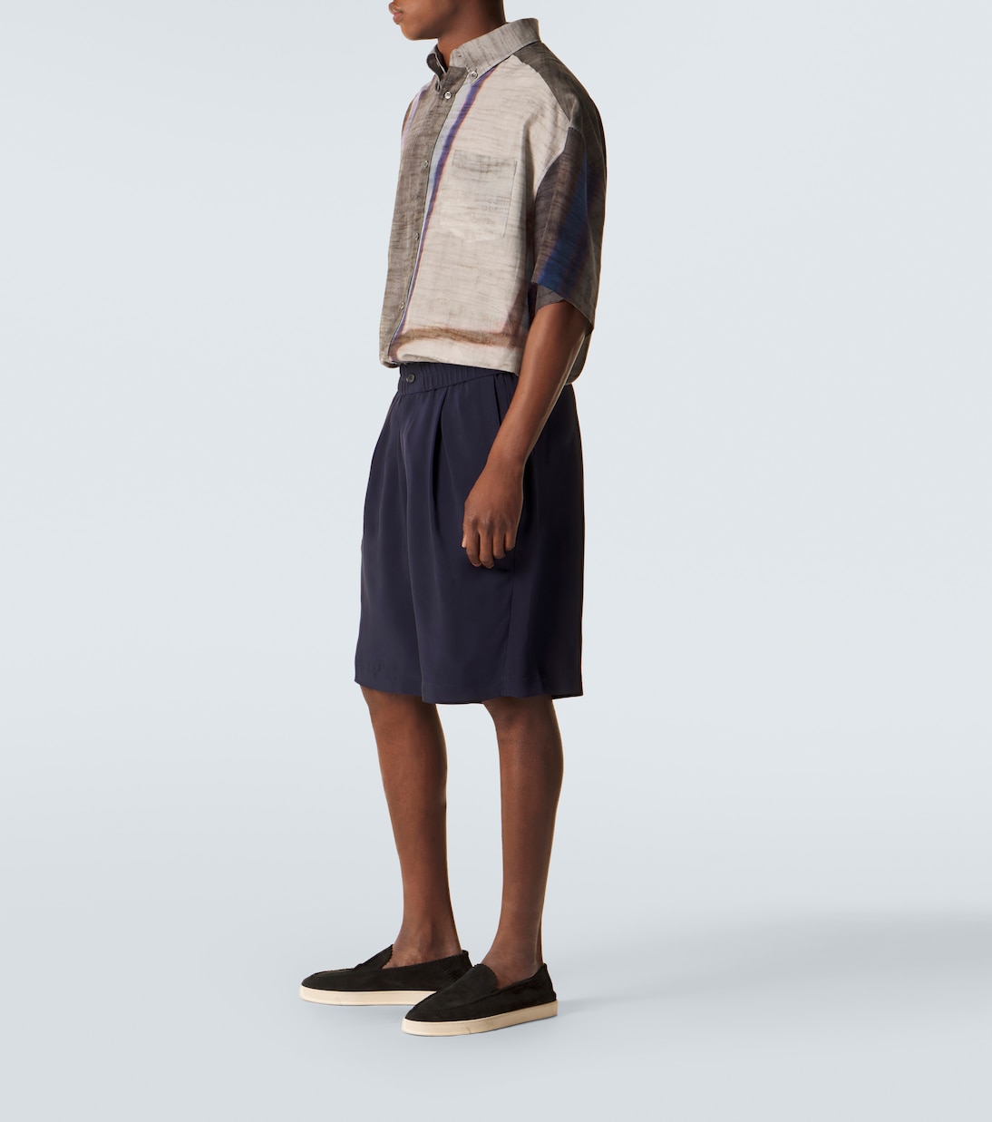 Bermuda-Shorts Natté | Giorgio Armani