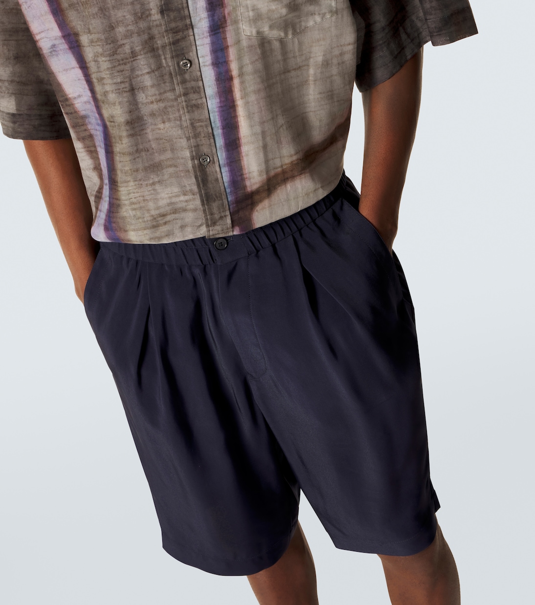 Bermuda-Shorts Natté | Giorgio Armani