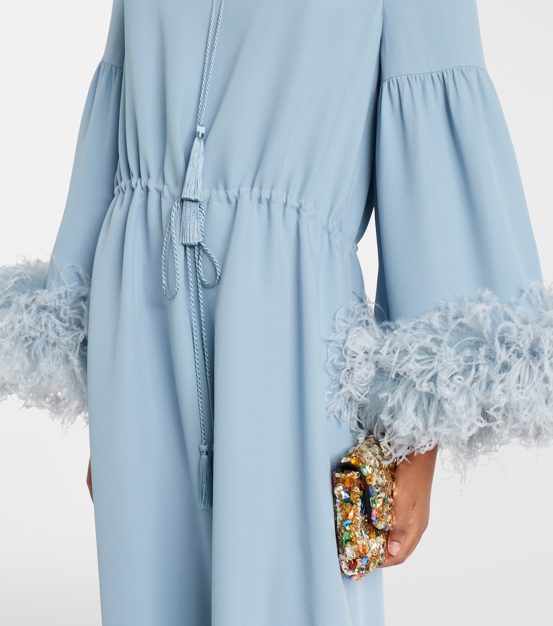 Cady Couture feather-trimmed gown | Valentino