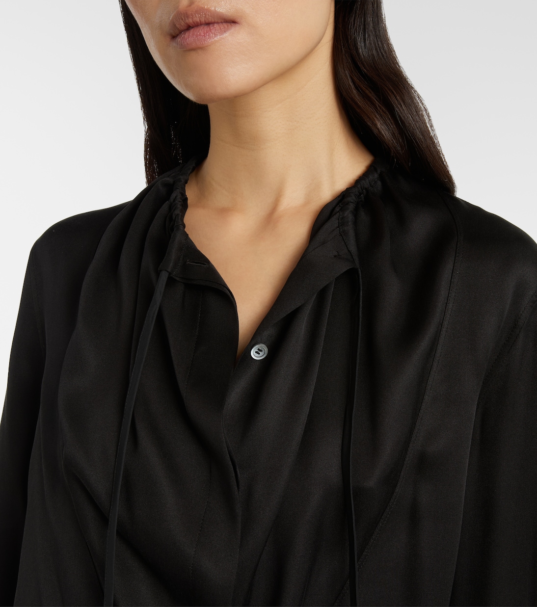 Silk satin blouse | Loewe