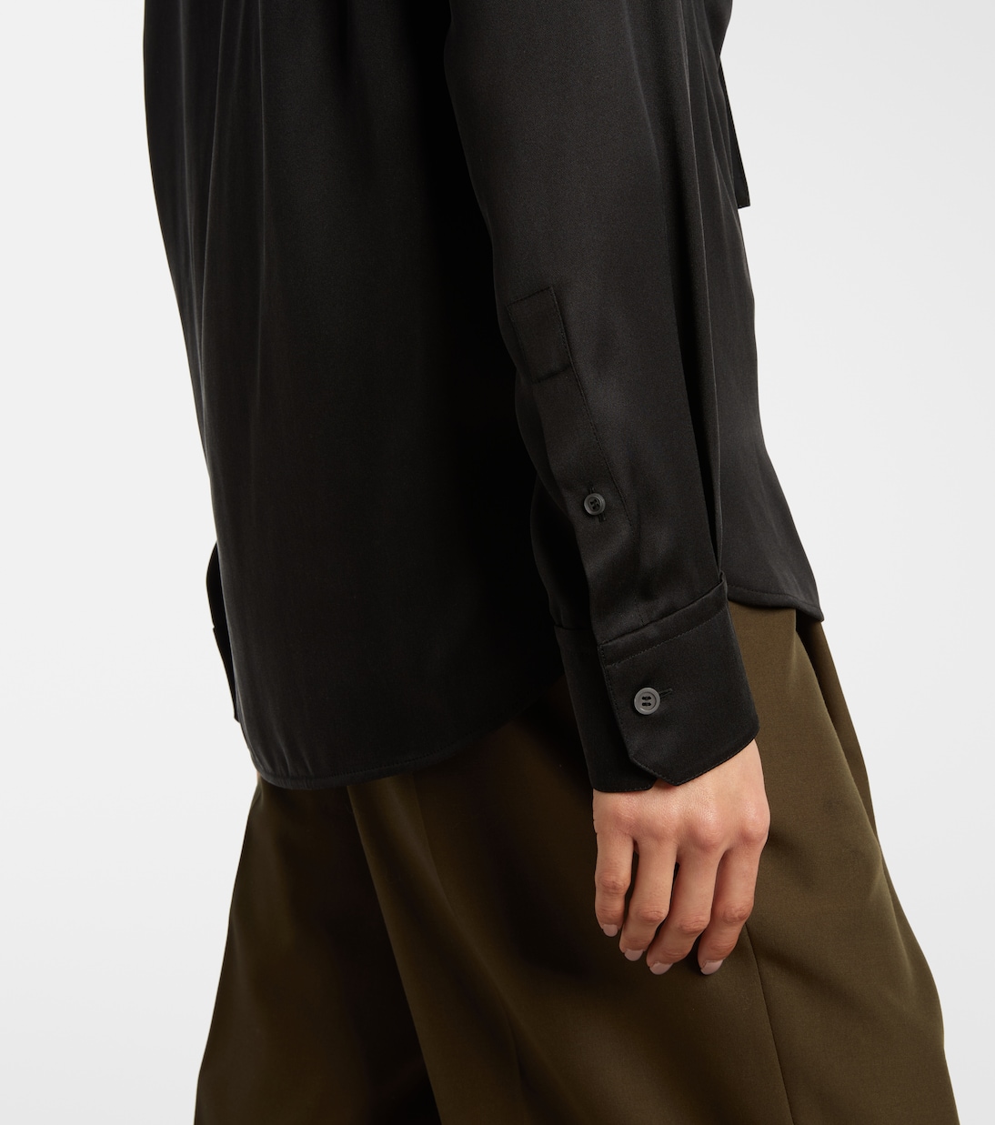 Silk satin blouse | Loewe