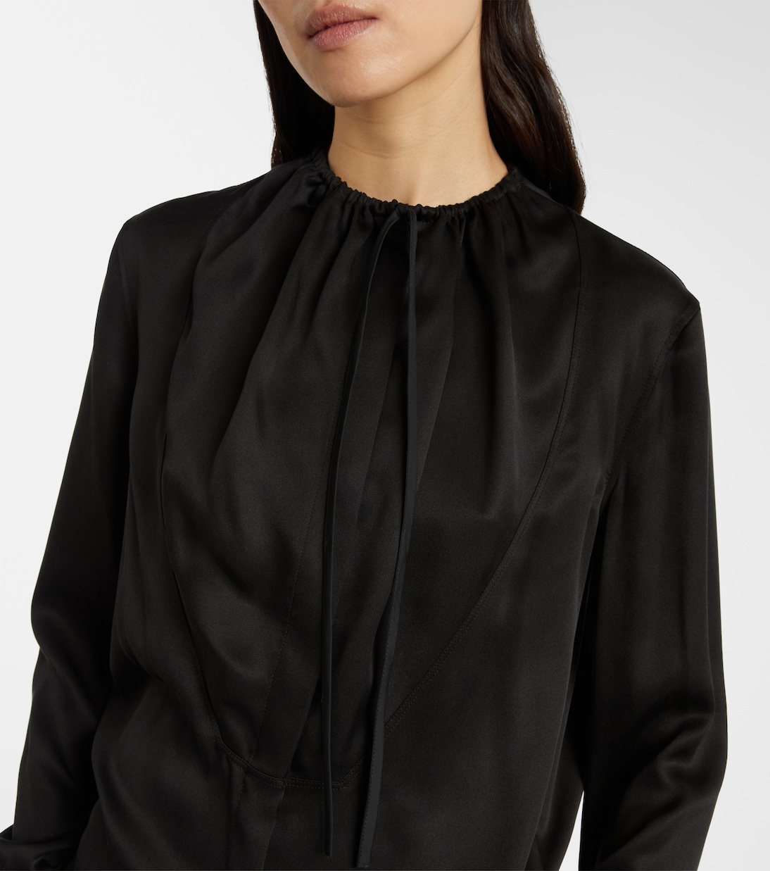 Silk satin blouse | Loewe
