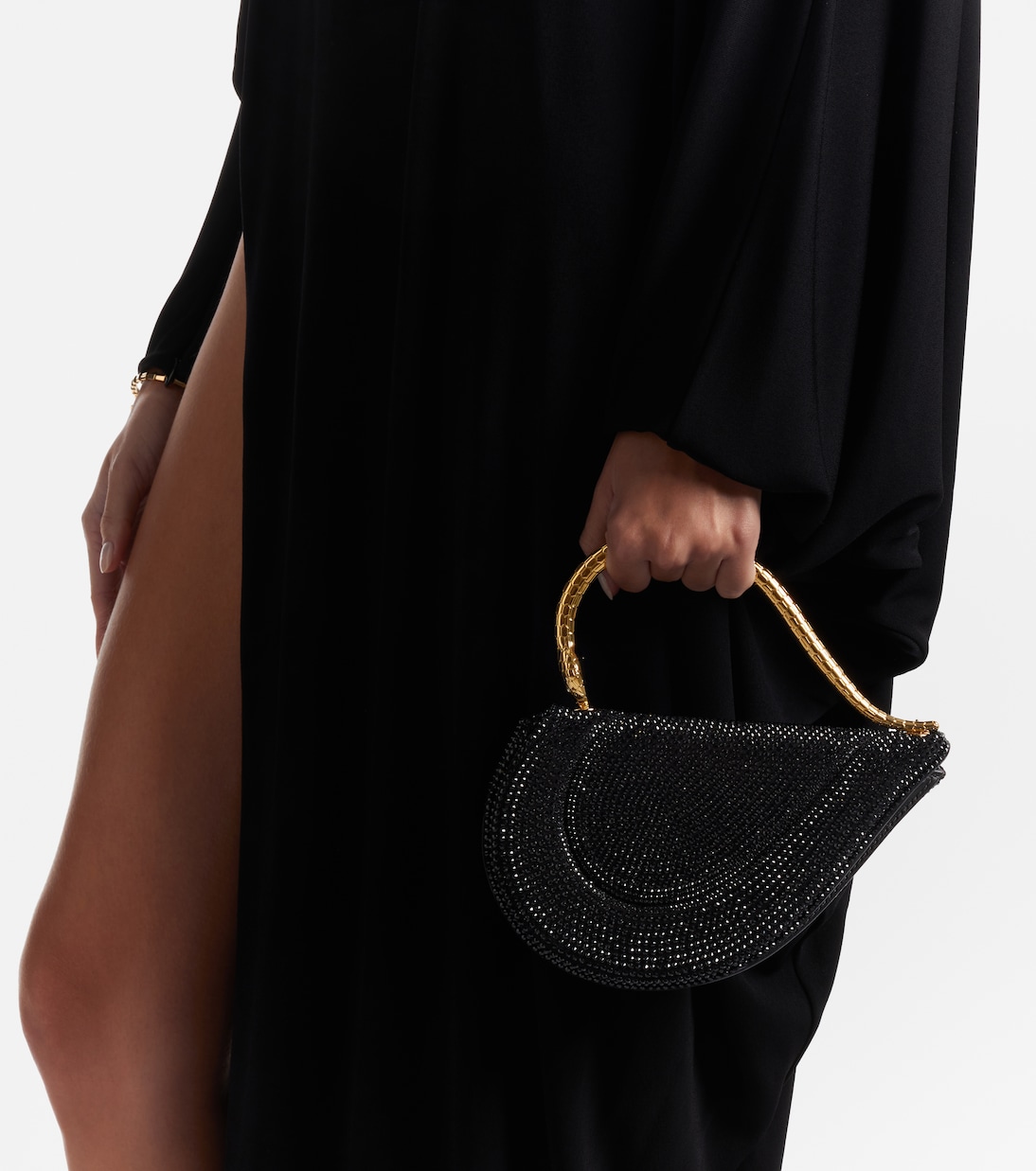 Tote Bag Serpenti Cuore 1968 aus Veloursleder | Bvlgari