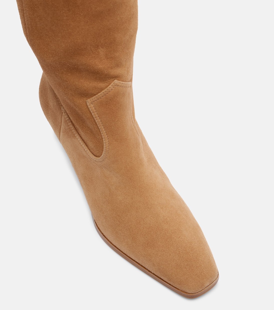 Overknee-Stiefel Nomad 50 aus Veloursleder | Aquazzura