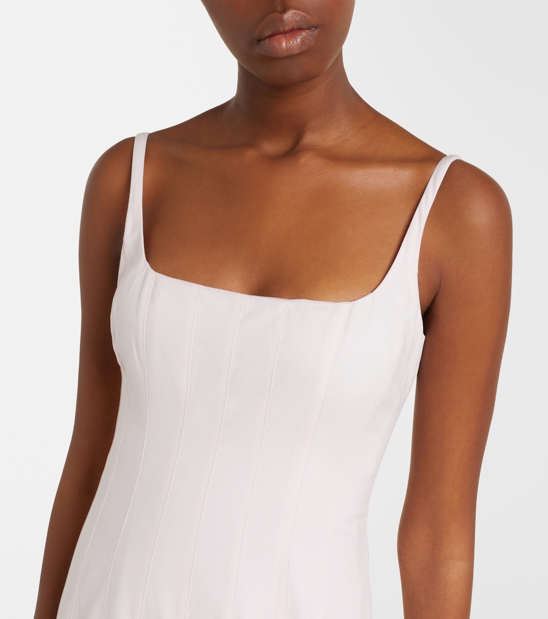 Abito midi Agave in popeline di cotone | Jacquemus