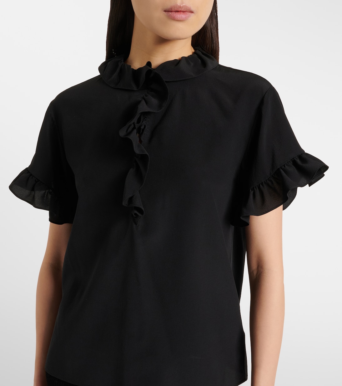 Top de crepé de china de seda | Chloé