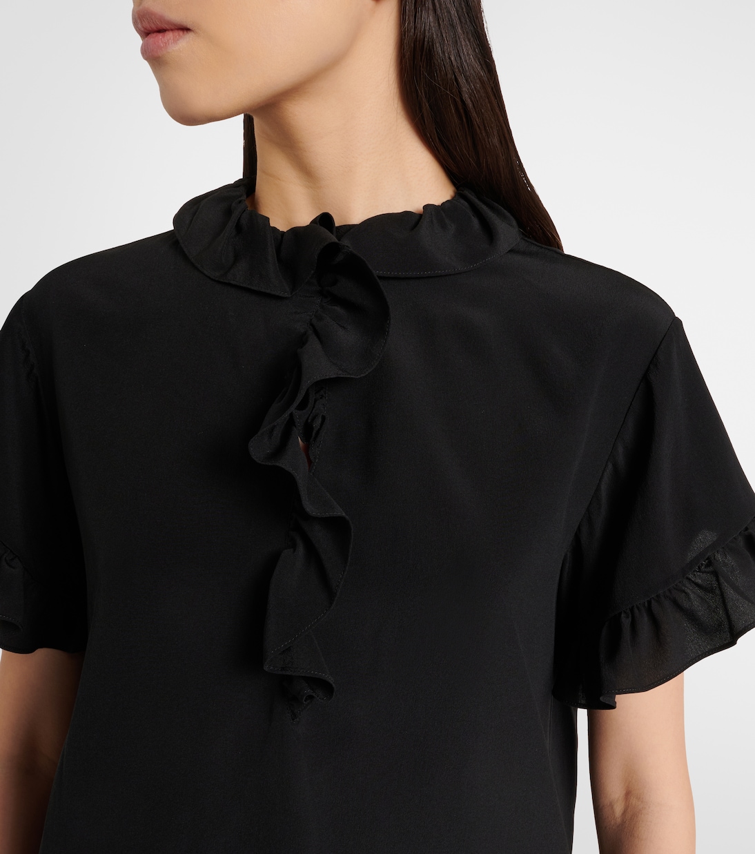 Top de crepé de china de seda | Chloé