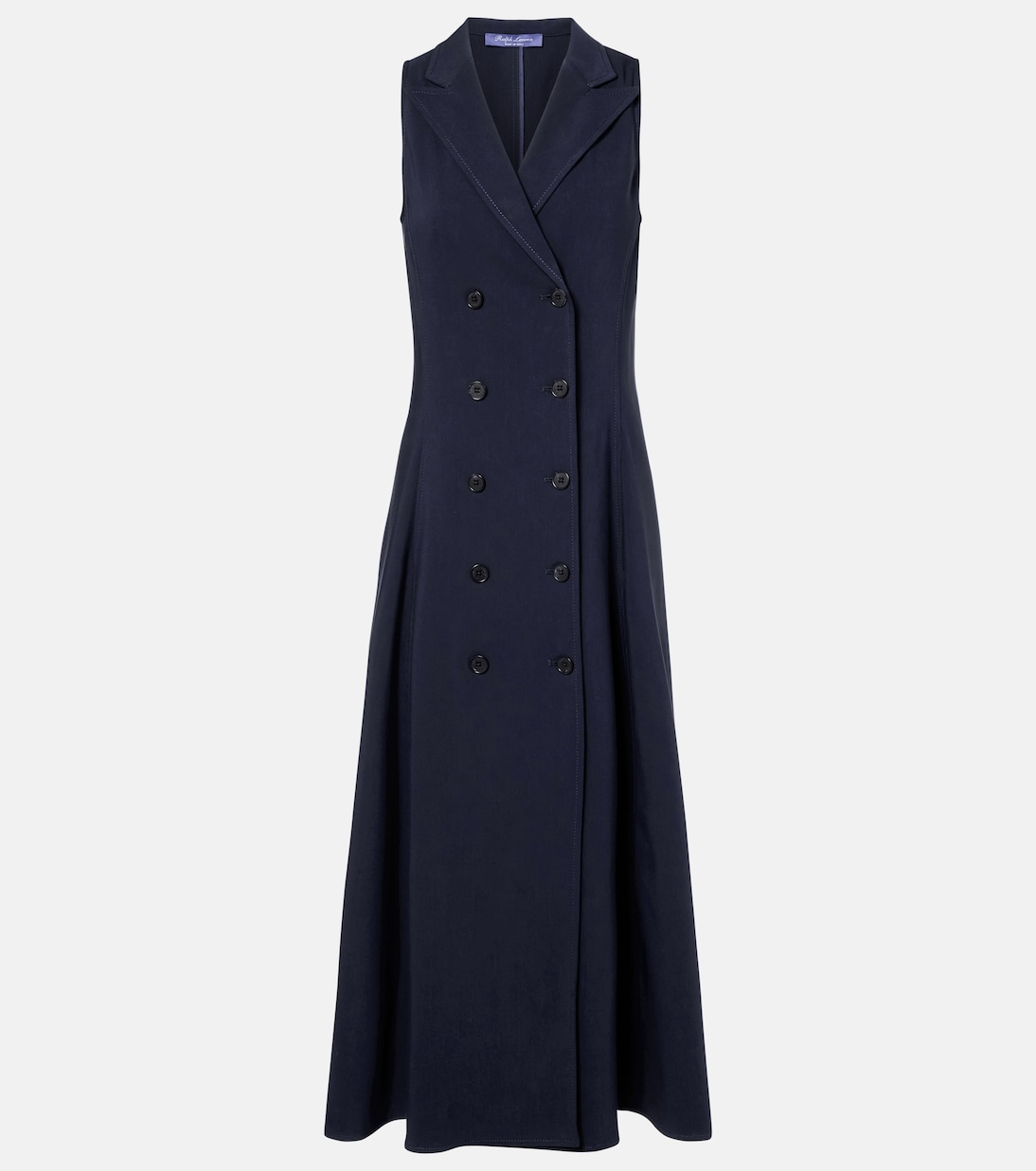 Abito midi Alecia in misto cotone | Ralph Lauren Collection
