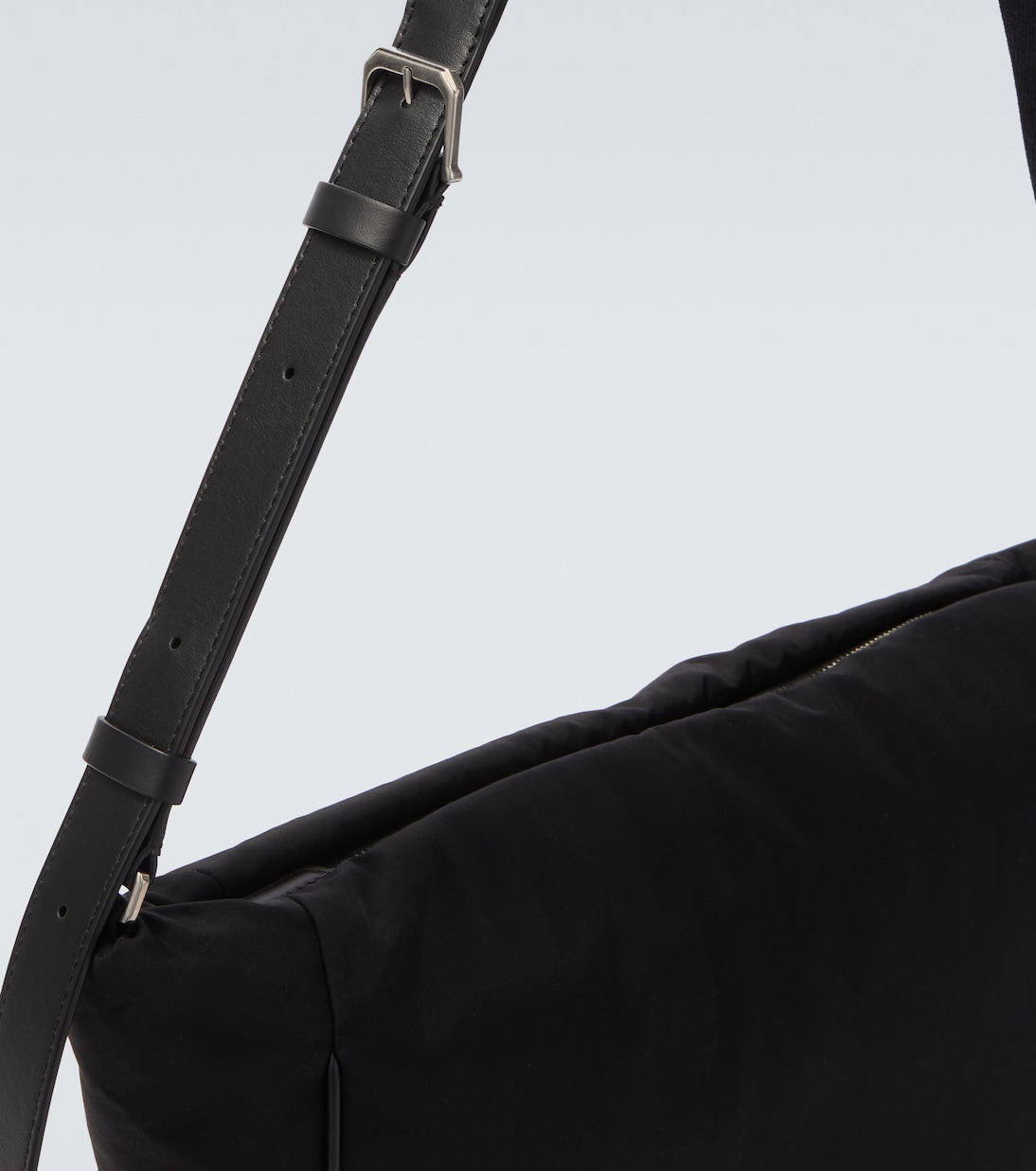 Lloyd leather-trimmed shoulder bag | The Row